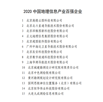 辰安科技斬獲地理信息產(chǎn)業(yè)前十強 辰安科技斬獲地理信息產(chǎn)業(yè)前十強