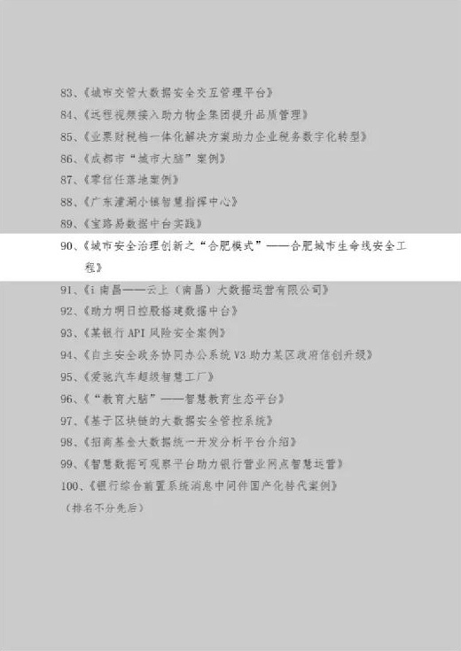 辰安科技入選《2021中國大數(shù)據(jù)應用樣板100例》 辰安科技入選《2021中國大數(shù)據(jù)應用樣板100例》